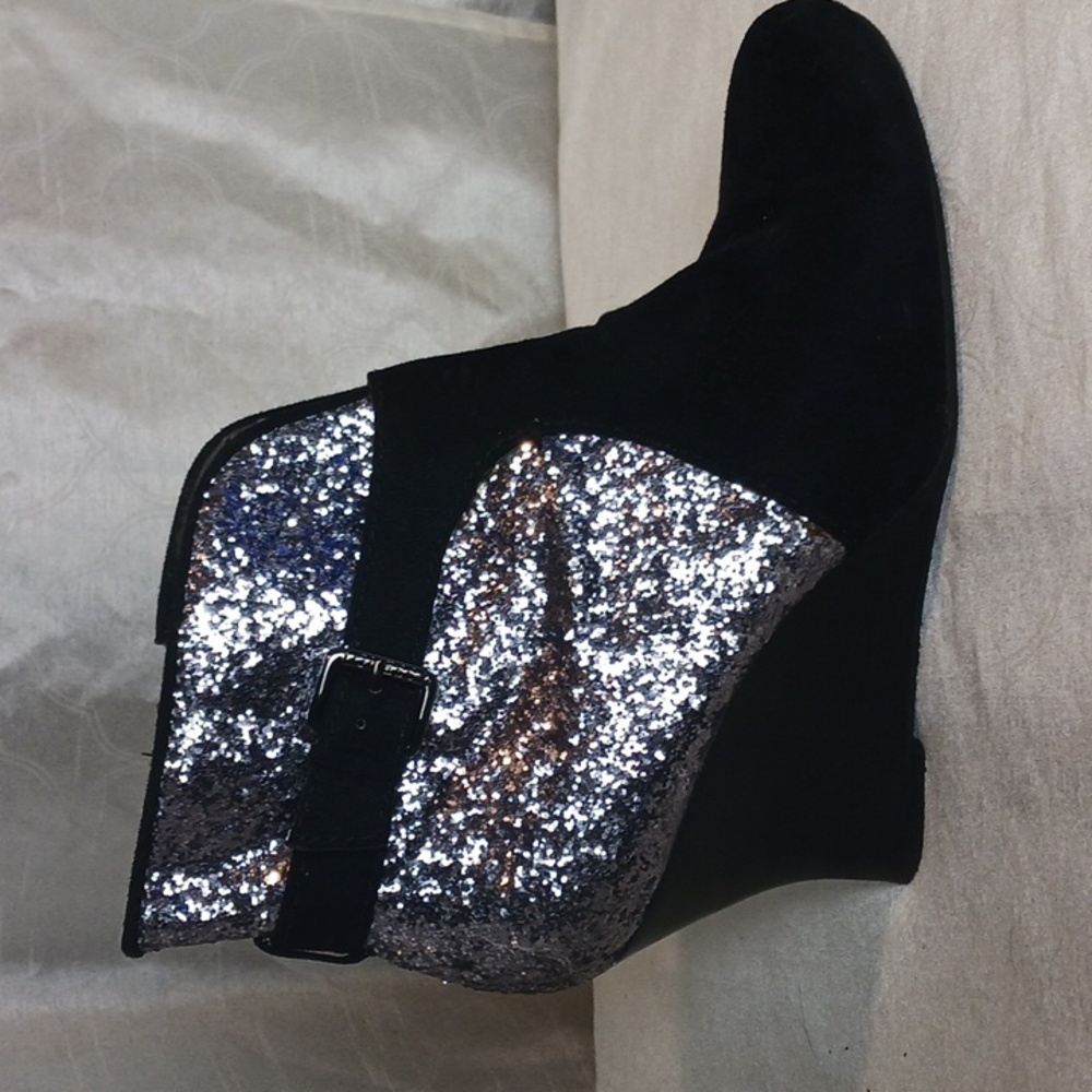 Guess Glam Rock Glitter Ankle Boots